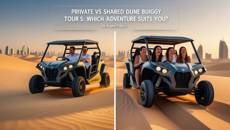 Private vs Shared Dune Buggy Tours in Dubai: Which Adventure suits you
