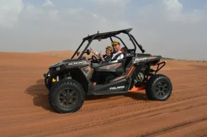 polaris buggy ride couple 2